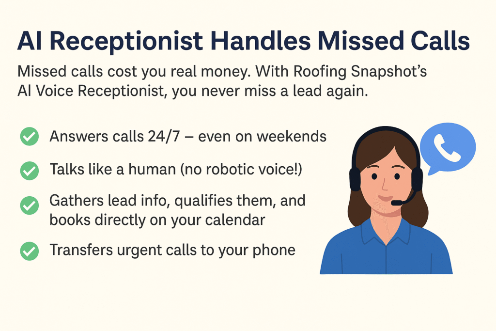 Discover how Roofing Snapshots help roofers convert more leads through smart AI workflows, bots, and instant engagement.