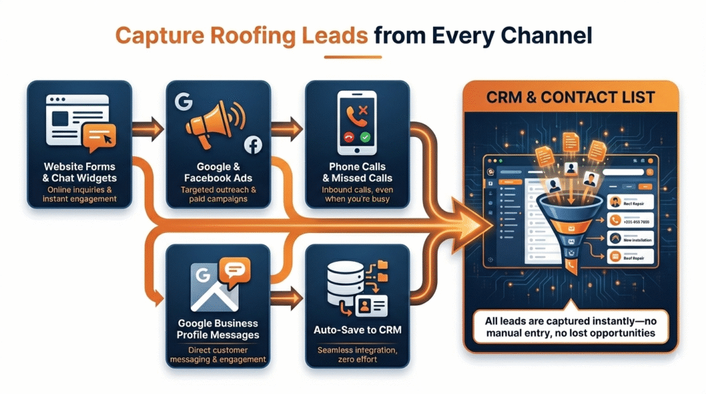 Learn how roofing companies use GoHighLevel to automate lead follow-up, booking, reviews, and grow jobs on autopilot.